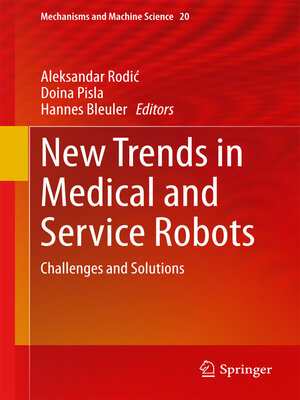 cover image of New Trends in Medical and Service Robots